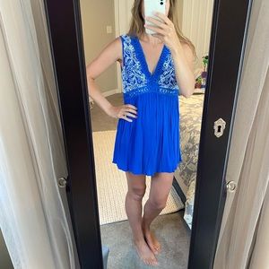 Blue dress